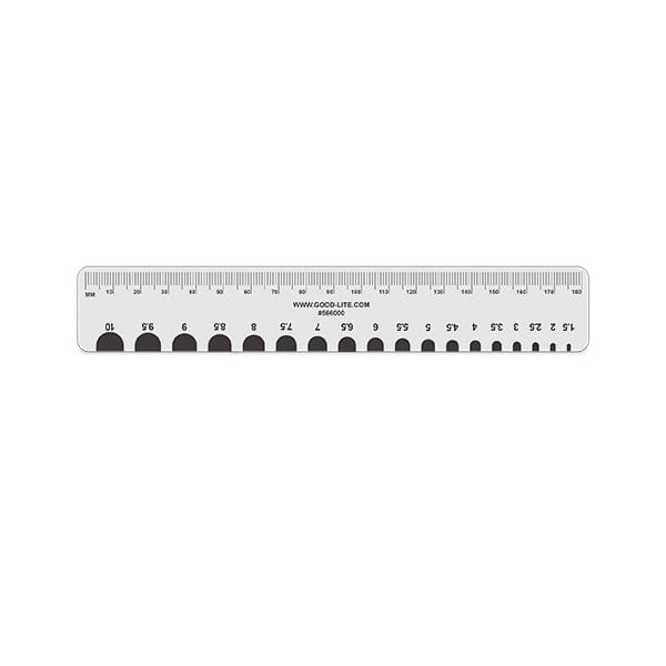 Clear Pupilometer Ruler | Good-Lite – Good-Lite Co