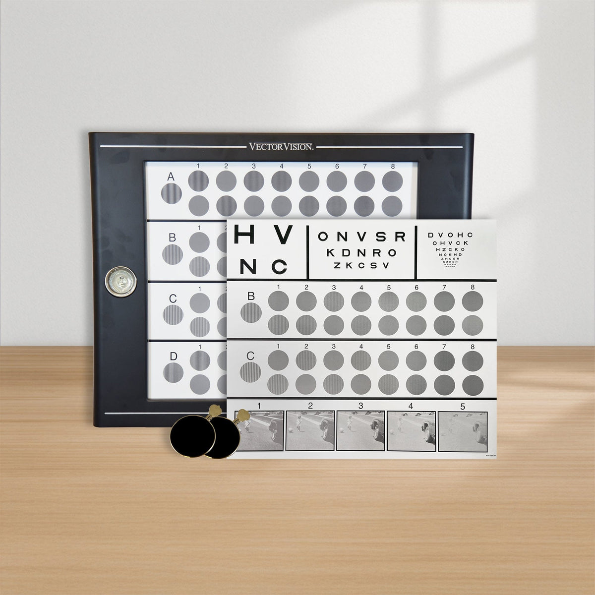 Lite Kit Chart Clinical Trial Kit: CSV-1000®HGT Test Instrument Viewer with Glare Lig ...