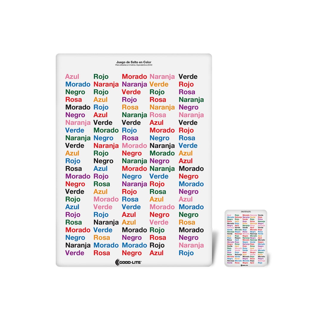 Good-Lite Co Color Facility Rock: Card - Spanish