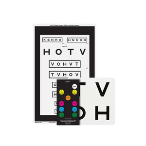 Good-Lite Co Critical-Line™ Quantum LED: HOTV Chart - Chart, Remote Control Overlay and Response Panel (10ft/3m)