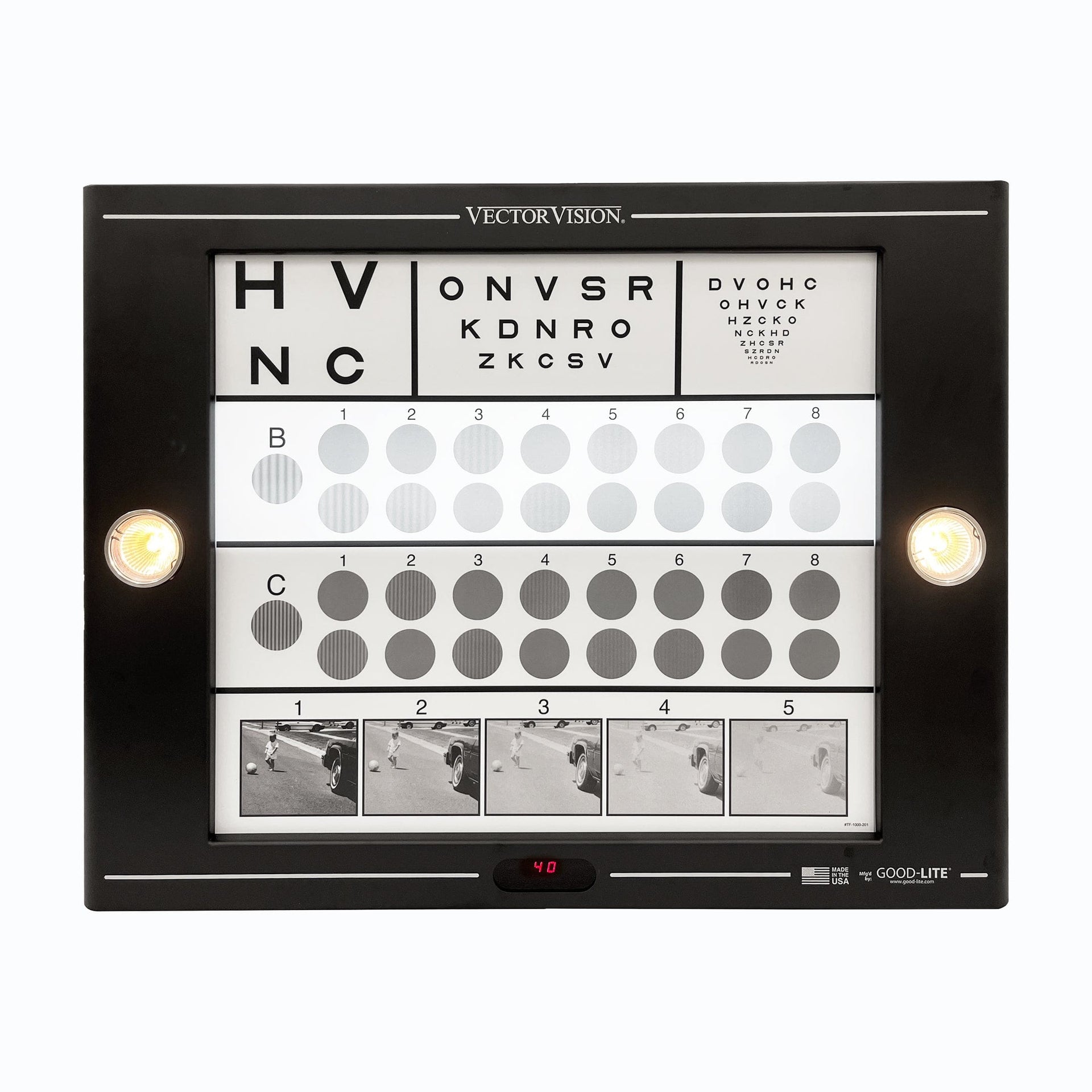 Good-Lite Co CSV-1000® HGT Test Instrument Viewer with Glare Lights