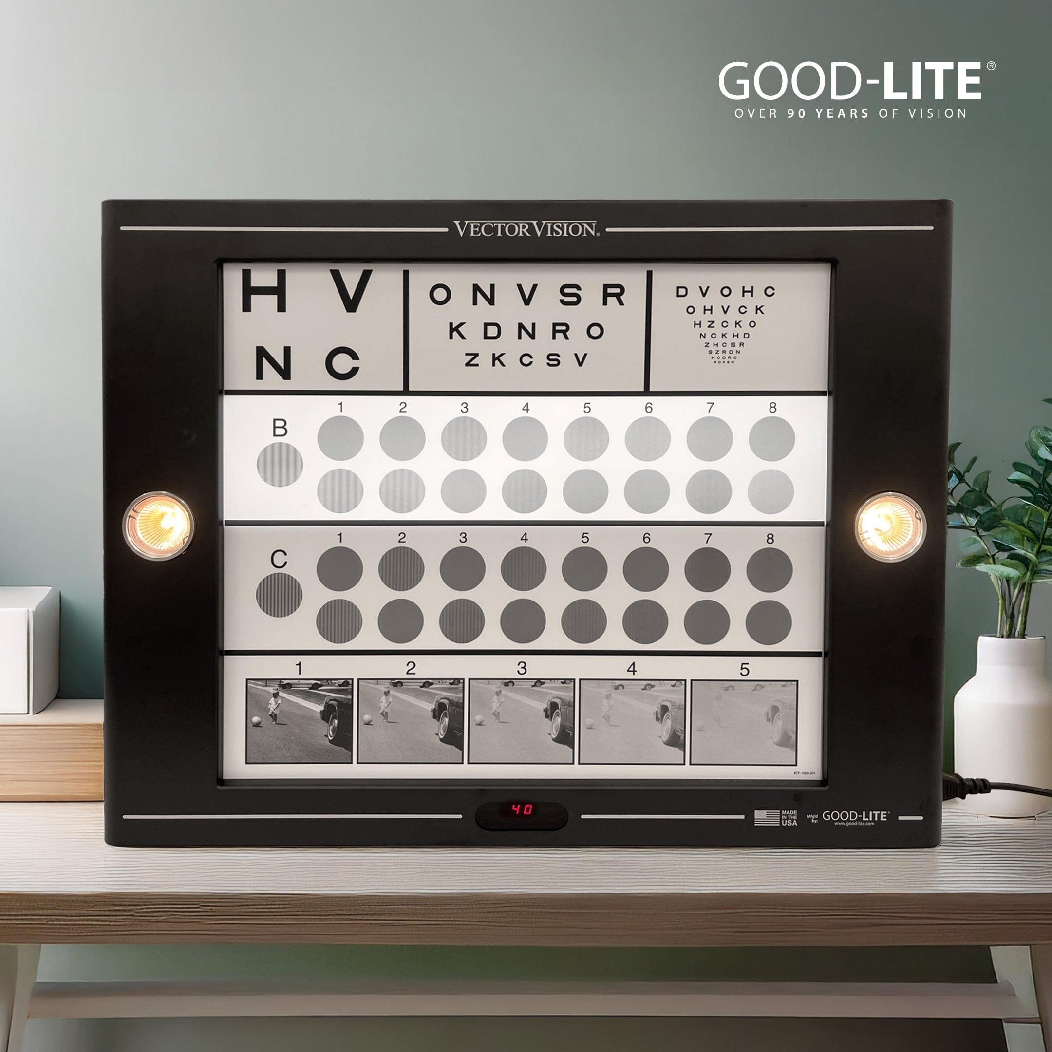 Good-Lite Co CSV-1000® HGT Test Instrument Viewer with Glare Lights