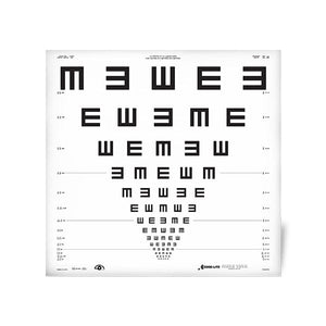 Good-Lite Co E ETDRS Roll Up Chart for 4/5 Meters