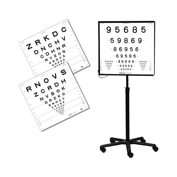 Good-Lite Co ESC2000 ETDRS Clinical Trial Kit with 2000 Series 13ft/4m ETDRS Charts