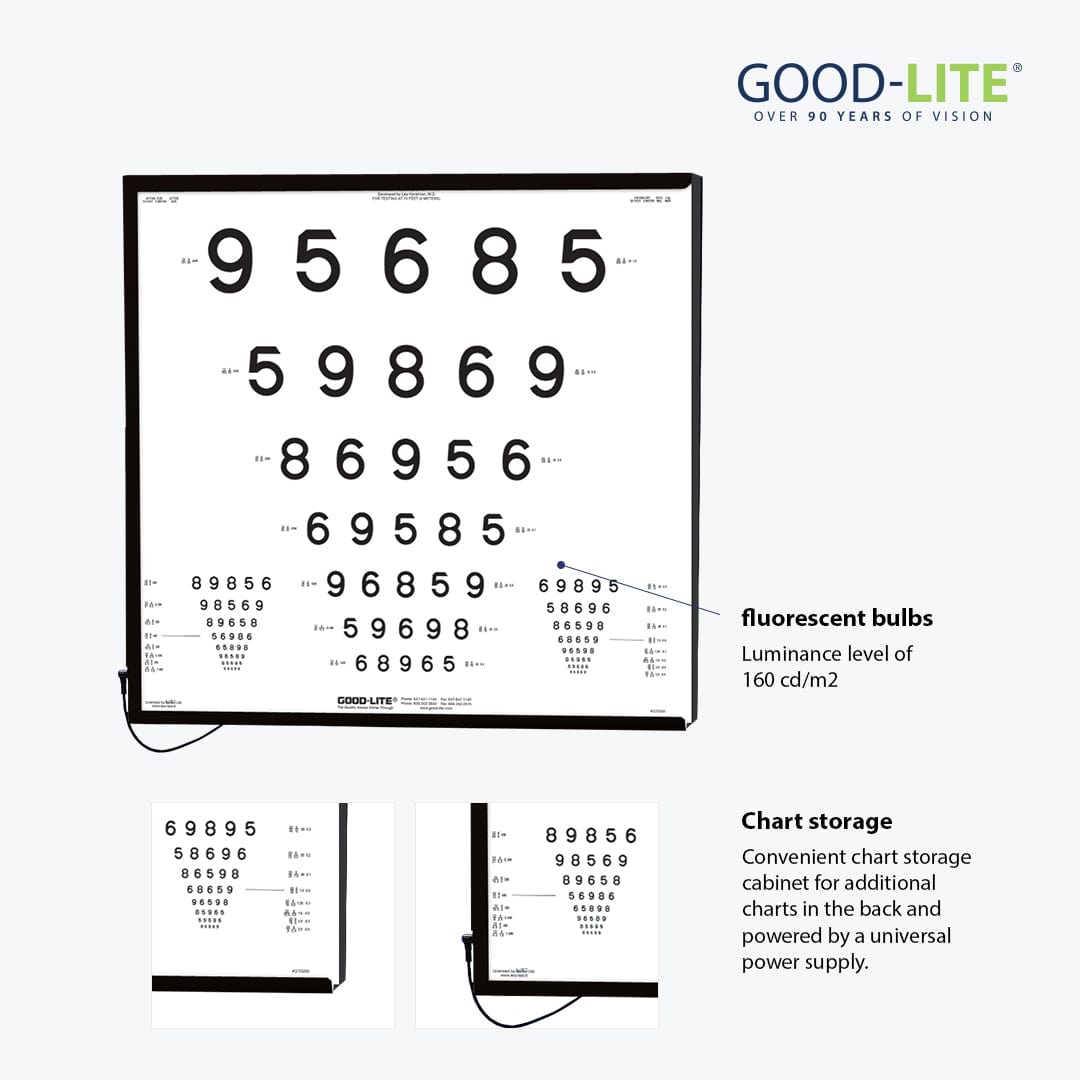 Good-Lite Co ESF5000™ Illuminated ETDRS Clinical Trial Cabinet