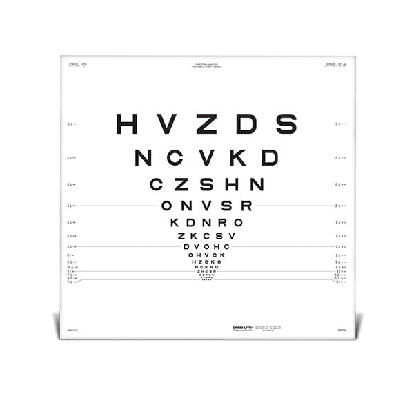 ETDRS Original Series ESV3000™ and ESC2000™ Chart R for 10 feet/3 mete ...