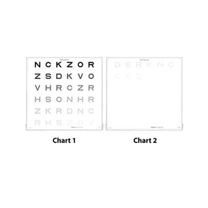 Good-Lite Co Evans Letter Contrast Test (ELCT) fjor ESV3000™ and ESC2000™- Set Evans Letter Contrast Test (ELCT) fjor ESV3000™ and ESC2000™