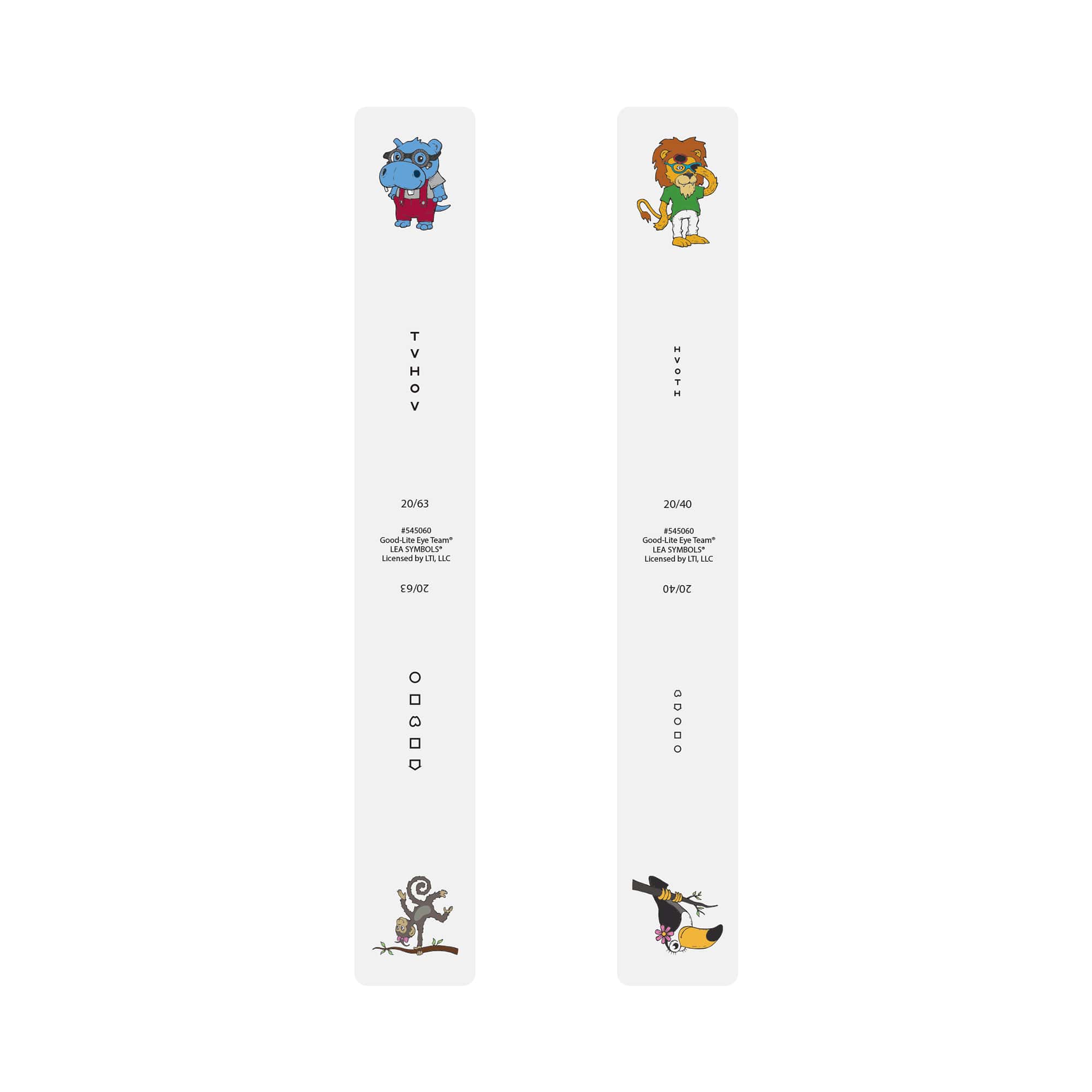 Good-Lite Co Fixation:Southern California College of Optometry Cartoon Stick, Color, HOTV and LEA SYMBOLS®