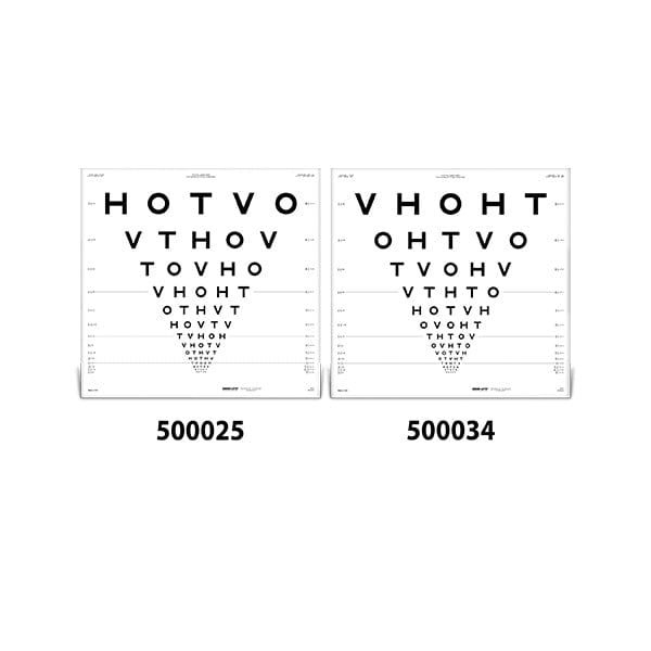 Good-Lite Co HOTV ETDRS ESV3000™ and ESC2000™ Chart for 13ft/4m - Standard Order HOTV ETDRS ESV3000™ and ESC2000™ Chart for 13ft/4m