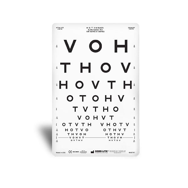 Chart(Distance): ESV1200™ and ESV1500™ - HOTV Proportionally Spaced ...