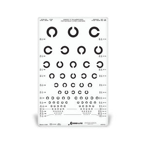 Good-Lite Co Landolt C Distance ESV1200™ and ESV1500™ Chart