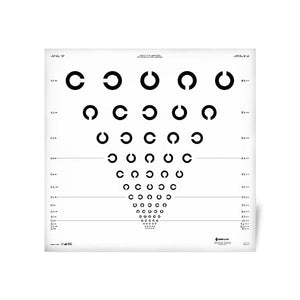 Good-Lite Co Landolt "C" ETDRS ESV3000™ and ESC2000™ Chart for 13 feet (4 meters) Scrambled