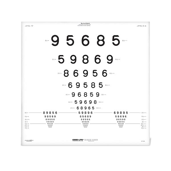 Good-Lite Co LEA NUMBERS® ETDRS Translucent ESV3000™ and ESC2000™ Chart