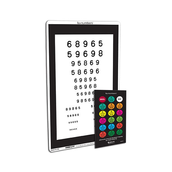 Good-Lite Co LEA NUMBERS® Insta-Line Chart - With Overlay LEA NUMBERS® Insta-Line Chart