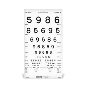 Good-Lite Co LEA NUMBERS® Proportional Spaced Distance ESV1018™ Chart