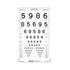 Good-Lite Co LEA NUMBERS® Proportional Spaced Distance ESV1018™ Chart