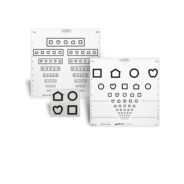 Chart(Distance): LEA SYMBOLS® 10 Line Wall Chart - US Notations (10ft ...