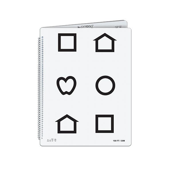 Good-Lite Co LEA SYMBOLS® Low Vision Book - Left Side Binding Chart Only LEA SYMBOLS® Low Vision Book