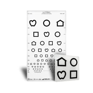 Good-Lite Co LEA SYMBOLS® Proportional Distance ESV1018™ Chart - Set LEA SYMBOLS® Proportional Distance ESV1018™ Chart