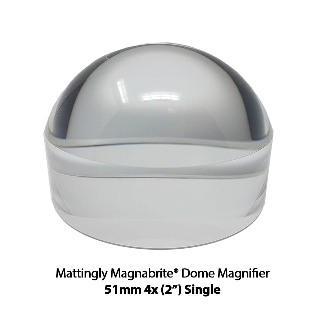 Good-Lite Co Mattingly Magnabrite® Dome Magnifier - 51mm, 4x (2"), Single Mattingly Magnabrite® Dome Magnifier