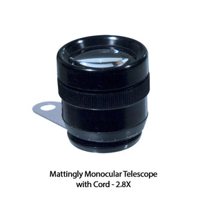 Good-Lite Co Mattingly Monocular Telescope with Cord - 2.8X (Achromatic) Mattingly Monocular Telescope with Cord