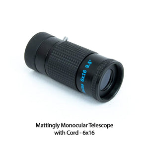 Good-Lite Co Mattingly Monocular Telescope with Cord - 6x16 Close-Focus Mattingly Monocular Telescope with Cord