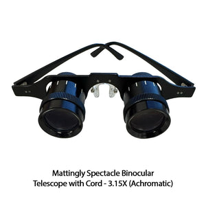 Good-Lite Co Mattingly Spectacle Binocular Telescope with Cord - 3.15X (Achromatic) Mattingly Spectacle Binocular Telescope with Cord