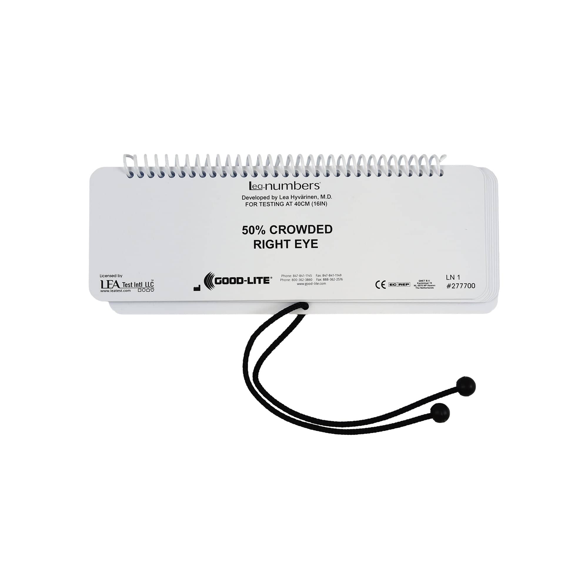 Good-Lite Co NovaSight Israel: LEA NUMBERS® Crowding Bars Near Screener L/R Eye