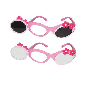 Good-Lite Co Pink Blossom Flip-up Occluder Glasses Opaque - Opaque Glasses Pink Blossom Flip-up Occluder Glasses Opaque