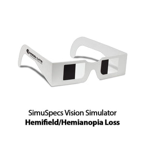 Good-Lite Co SimuSpecs Vision Simulator Glasses - Hemifield Loss SimuSpecs Vision Simulator Glasses