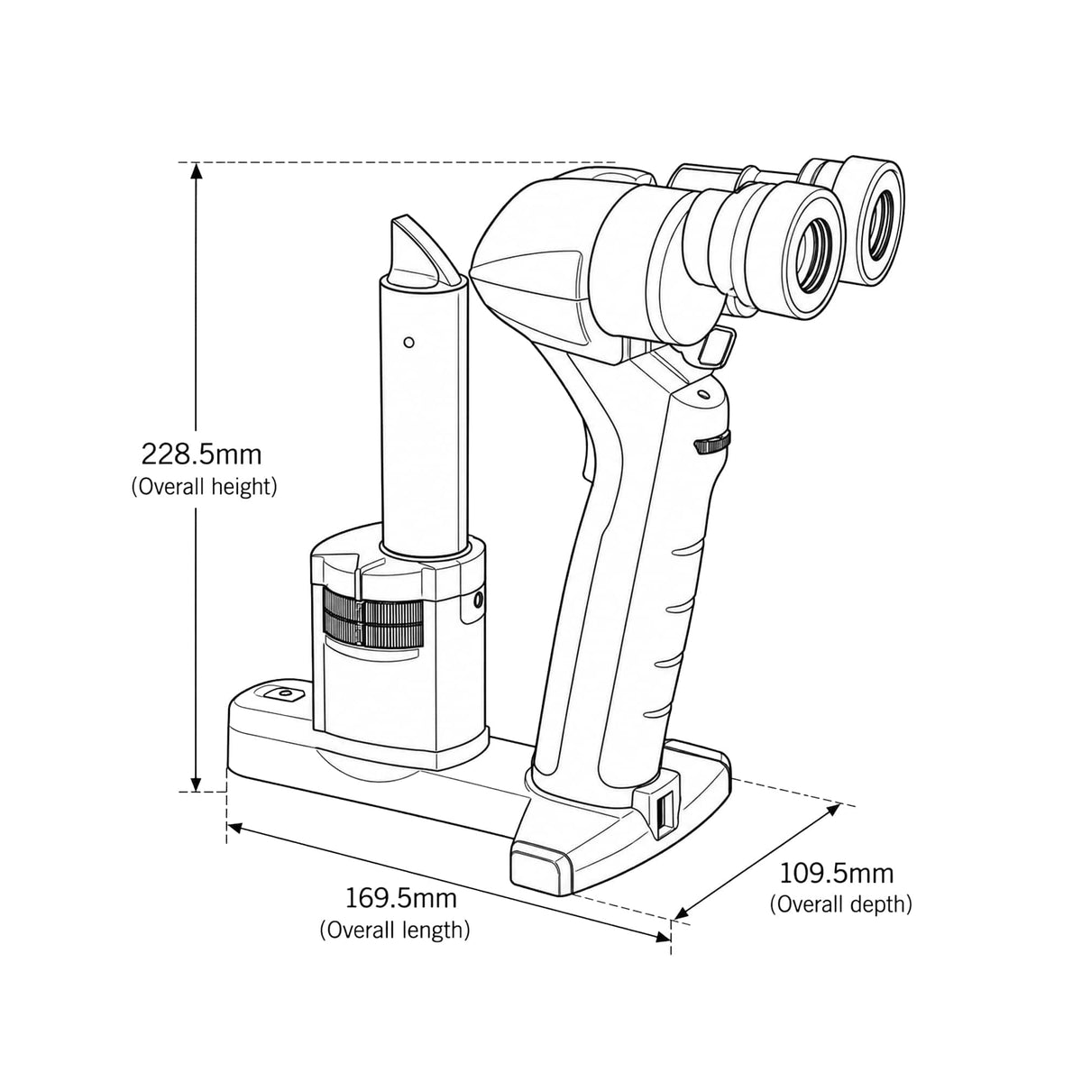 Good-Lite Co Slit Lamp: Handheld/Portable Eye Examination - LS-1B