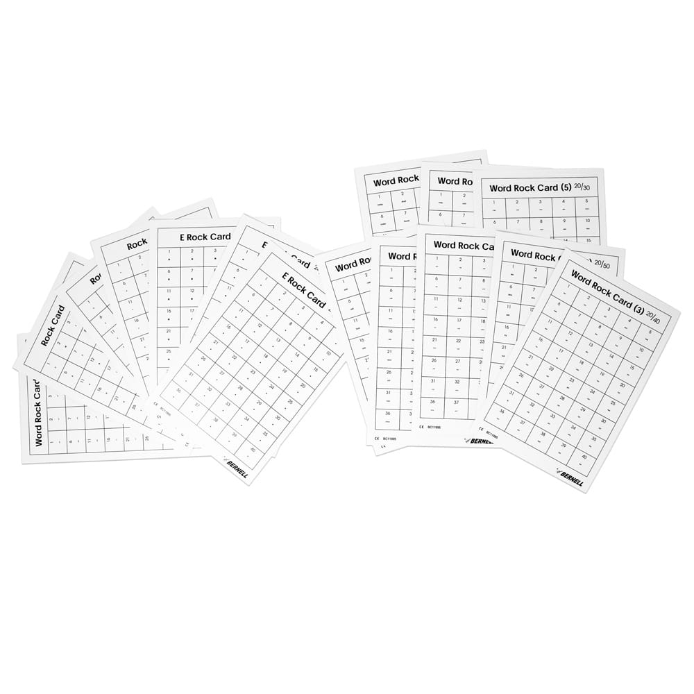 Good-Lite Therapeutic Aids Bernell Accommodative Rock Cards Kit for Vision Therapy, 15 Cards