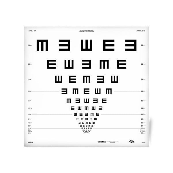 Good-Lite Co Tumbling E ETDRS ESV3000™ and ESC2000™ Chart