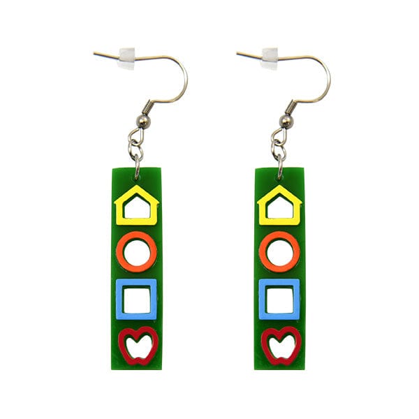 Good-Lite Co Vertical LEA SYMBOLS® Earrings