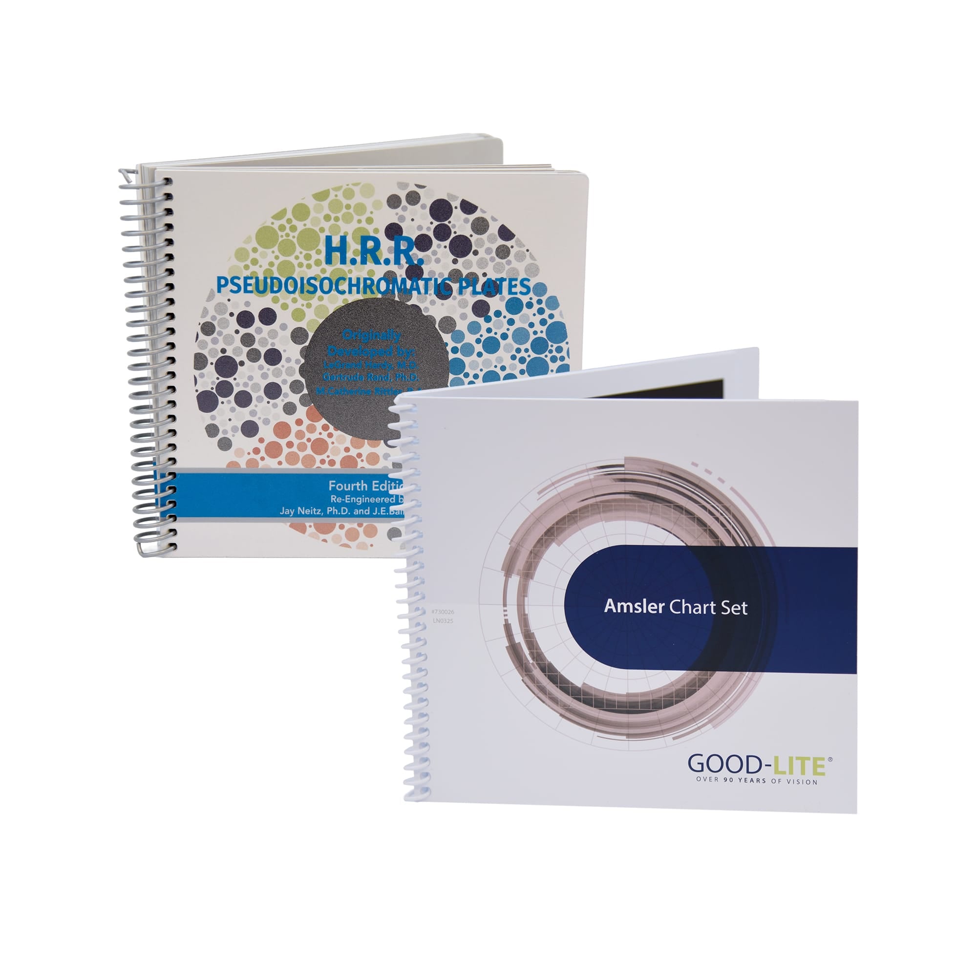 Good-Lite Color Vision Tests HRR: Pseudoisochromatic Test, 4th Edition and Expanded Amsler Chart Set - Laminated