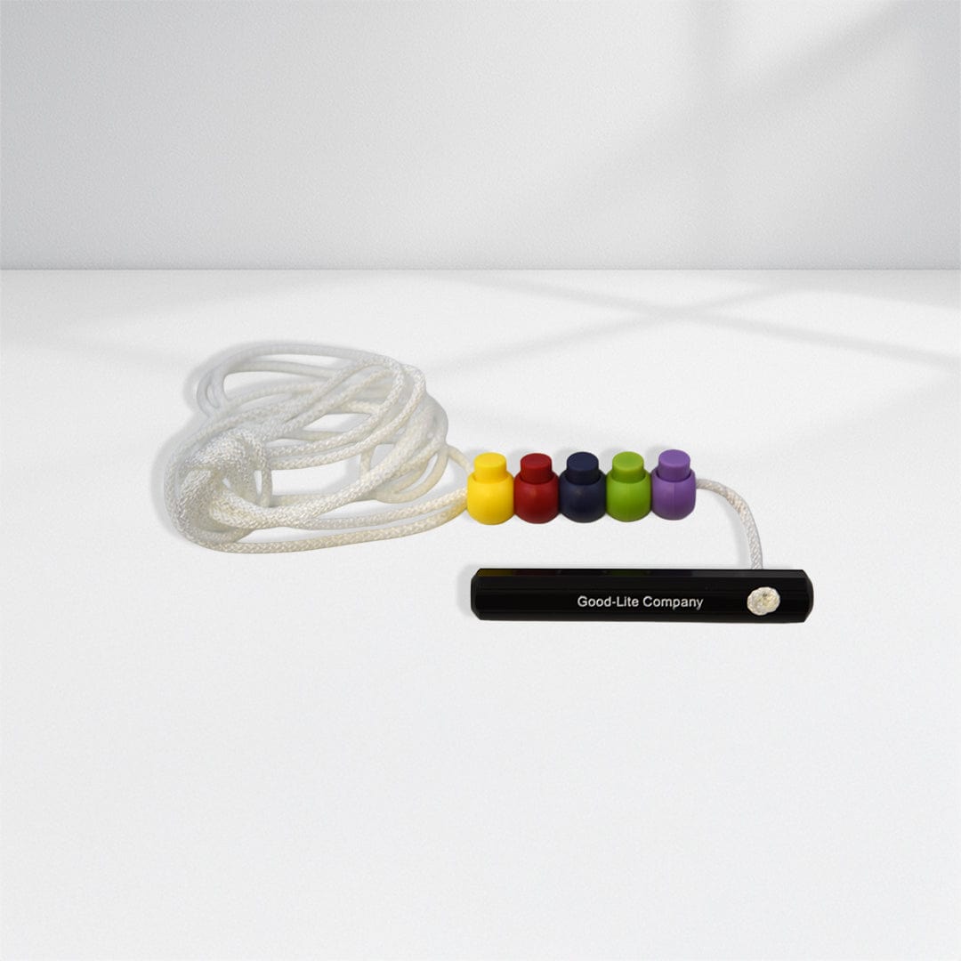Good-Lite Diagnostic Aids Brock String: Deluxe Cordlock 12ft/2.6m in Length with 5 Beads, Single