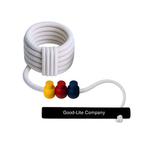 Good-Lite Diagnostic Aids Brock String: Deluxe Cordlock 20ft/6m in length with 3 Beads, Single