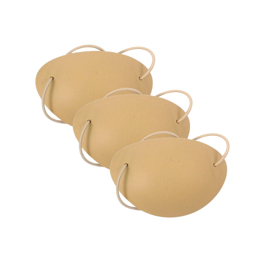 Good-Lite Diagnostic Aids Eye Patch: With Foam Edge - Large - Beige, 3 Pack Good-Lite Reusable Plastic Eye Patches with Foam Edge, Small or Large (3 Pack)