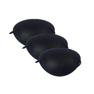 Good-Lite Diagnostic Aids Eye Patch: With Foam Edge - Large - Black, 3 Pack Good-Lite Reusable Plastic Eye Patches with Foam Edge, Small or Large (3 Pack)