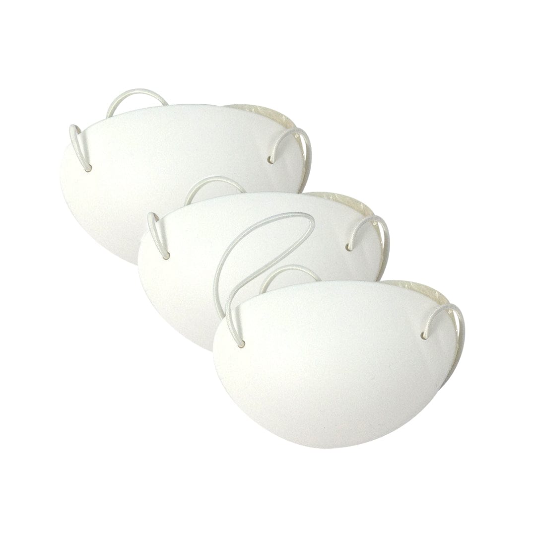 Good-Lite Diagnostic Aids Eye Patch: With Foam Edge - Large - White, 3 Pack Good-Lite Reusable Plastic Eye Patches with Foam Edge, Small or Large (3 Pack)