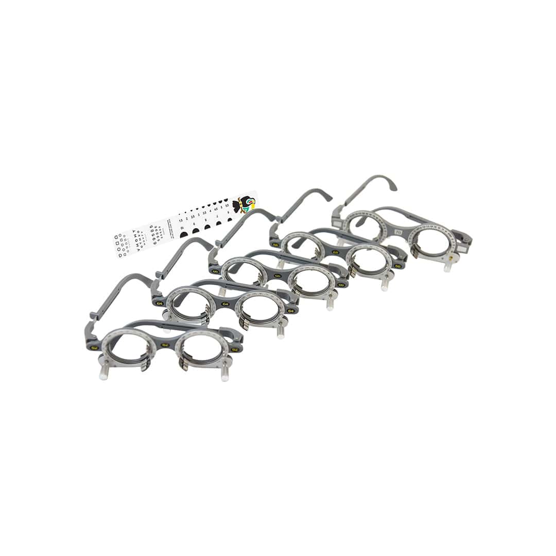 Good-Lite Diagnostic Aids Trial Frame: Fixed PD - Axis Adjustable - Pediatric - Set Trial Frame: Fixed PD