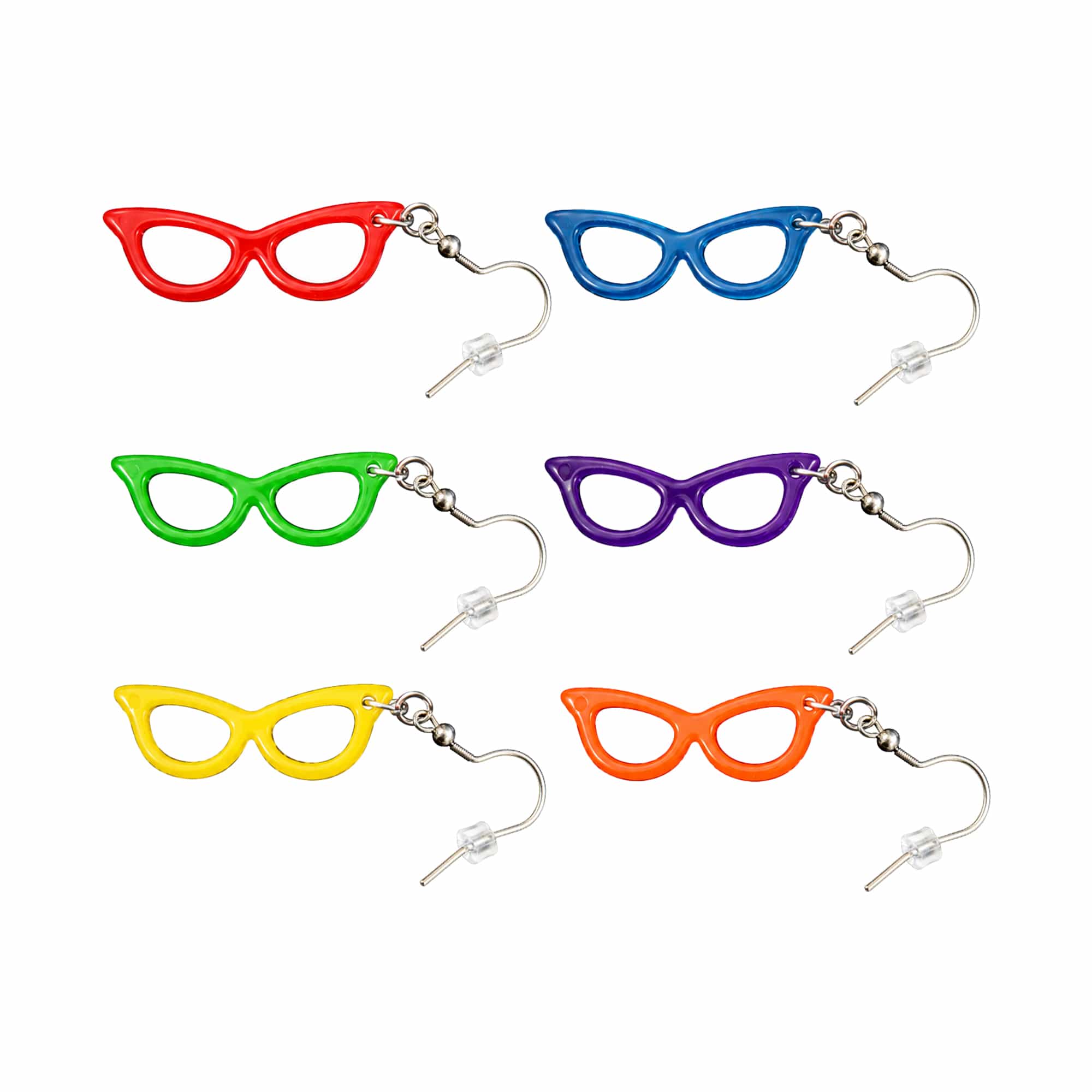 Good-Lite Earrings: Cat Eye Glasses