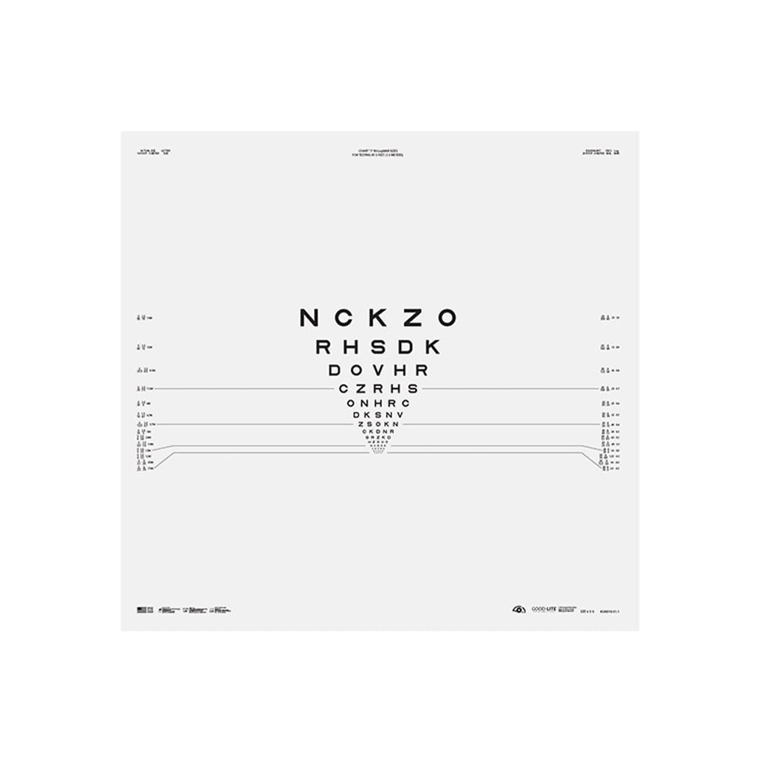 Good-Lite ETDRS 2000 Series - ESV3000™ and ESC2000™ - Chart 1 - 1.5m