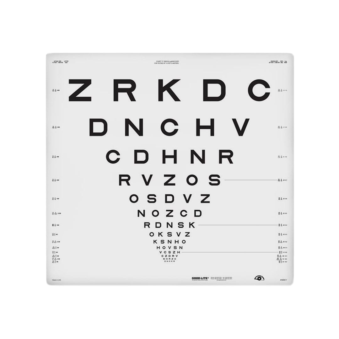 Good-Lite ETDRS 2000 Series - ESV3000™ and ESC2000™ - Chart 2 - 4m (previously 500017)