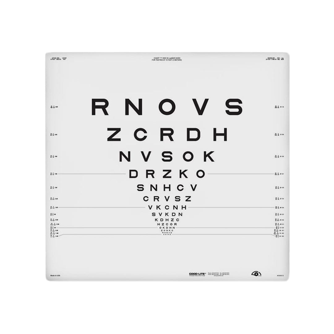 Good-Lite ETDRS 2000 Series - ESV3000™ and ESC2000™ - Chart 3 - 3m (previously 500012)