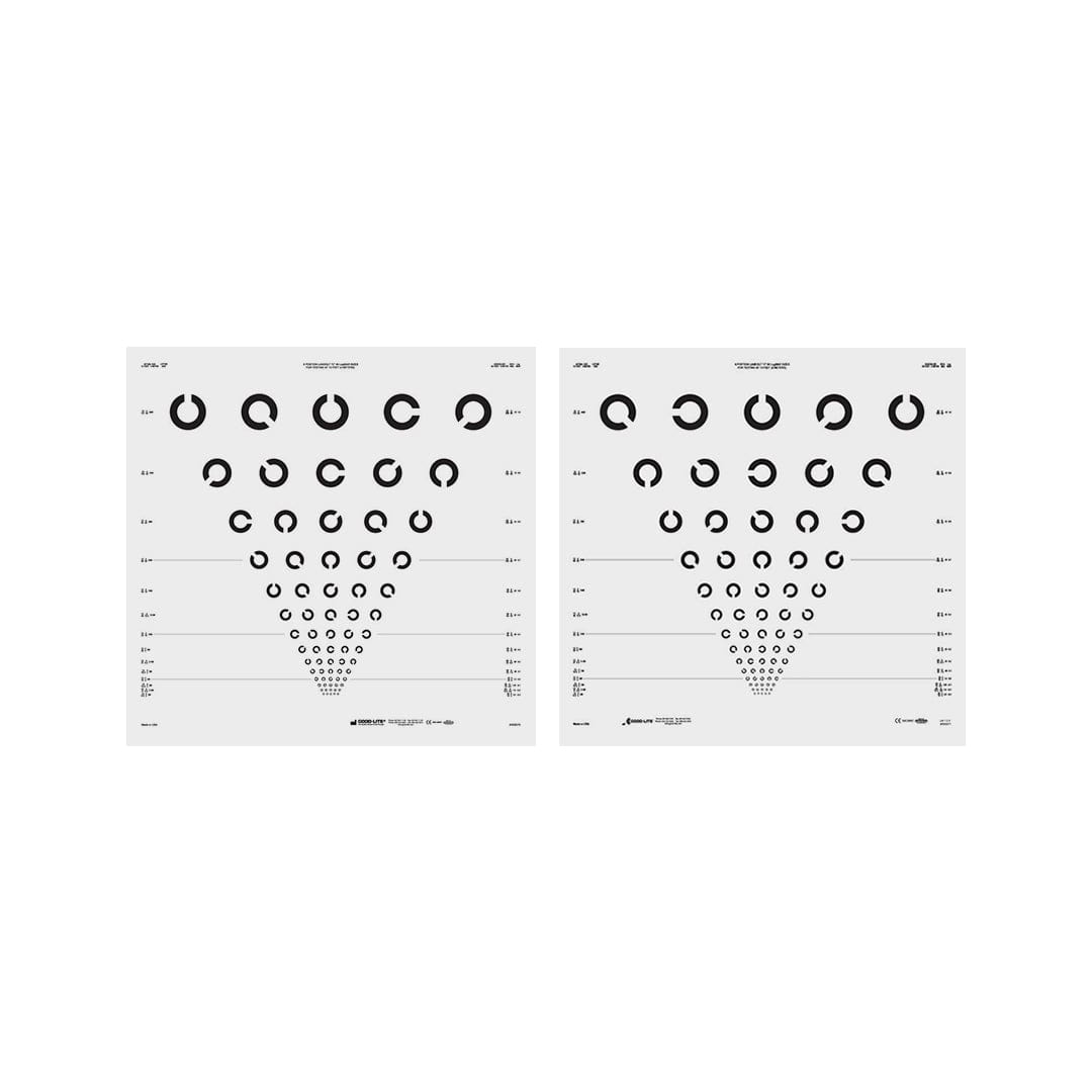 Good-Lite ETDRS Clinical Trial - ESV3000™ and ESC2000™ - 8 Position Landolt C - Charts 4m