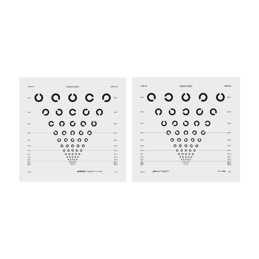 Good-Lite ETDRS Clinical Trial - ESV3000™ and ESC2000™ - Landolt C - Charts - 3m