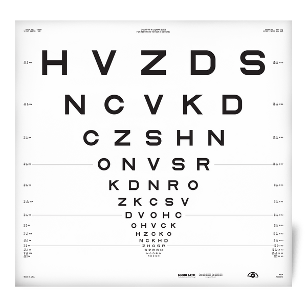 ETDRS Original Series Chart R
