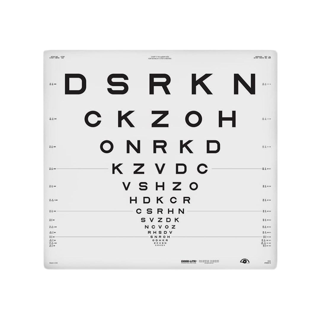 Good-Lite ETDRS Original Series - ESV3000™ and ESC2000™ - Chart 2 - 4m (previously 500015)