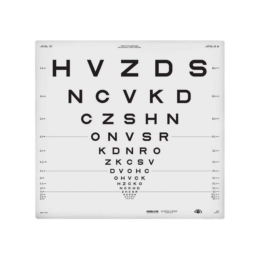 Good-Lite ETDRS Original Series - ESV3000™ and ESC2000™ - Chart R - 4m (500013) ETDRS Original Series ESV3000™ and ESC2000™ Chart R (previously 500013)